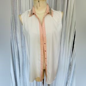 MANGO sleeveless shirt size S